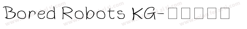 Bored Robots KG字体转换